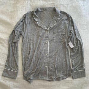 NEW Gap Pajama Top Log Sleeve